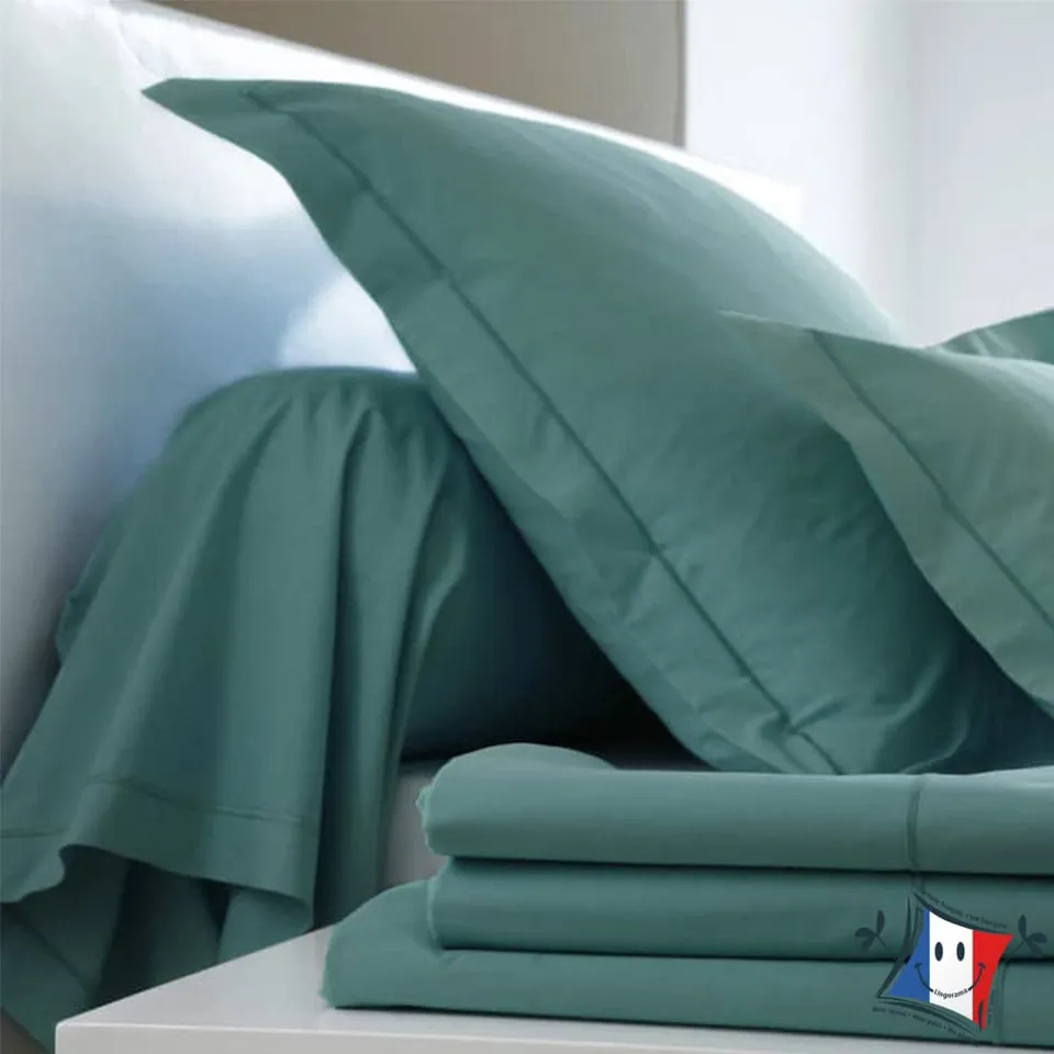 Lingorama taie de traversin 190 percale coton unie