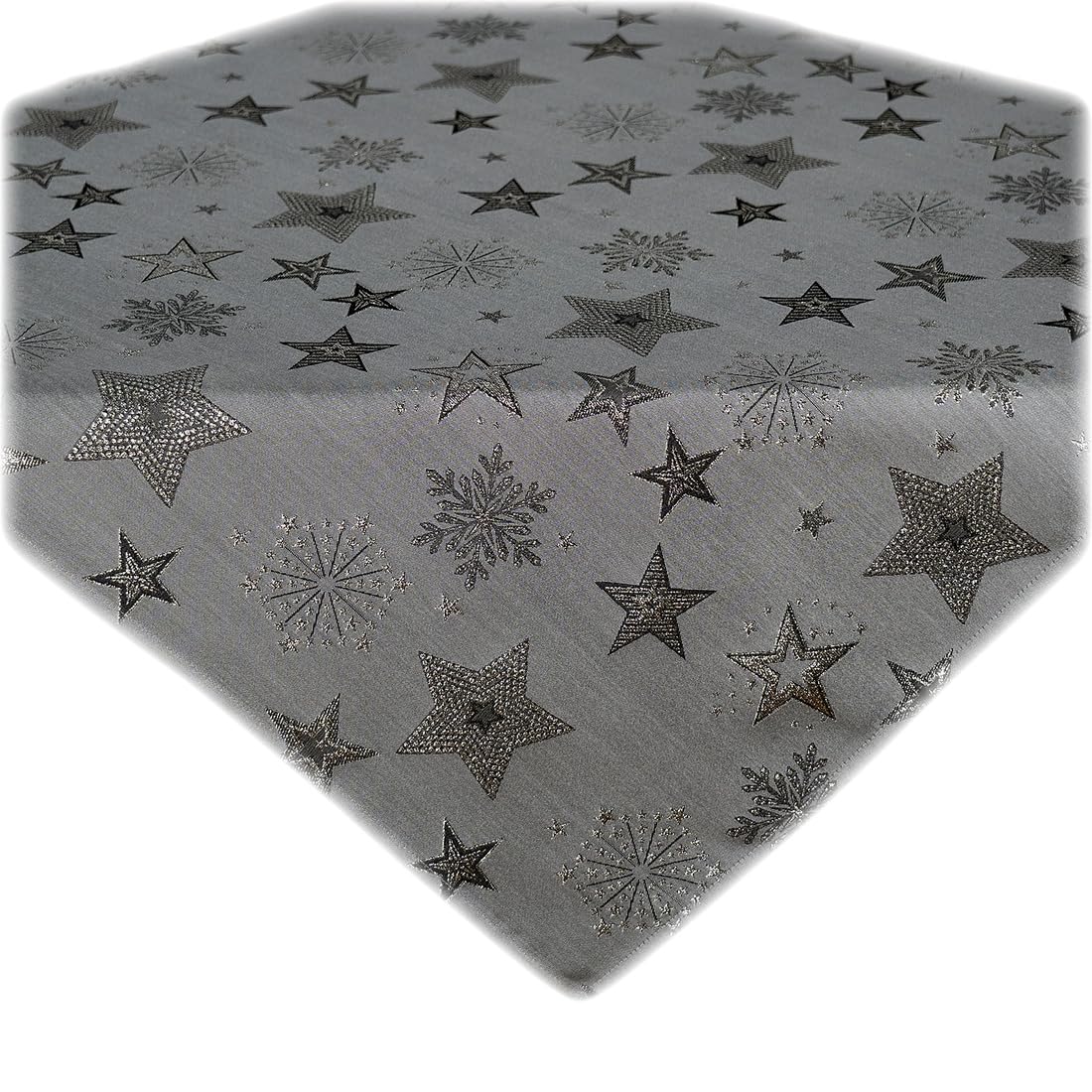 TEXPOT Tischläufer étoiles Noël chemin de table 40x140 cm rouge