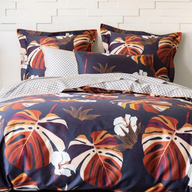 Lingorama Joy Taie oreiller satin coton 65x65 imprimé