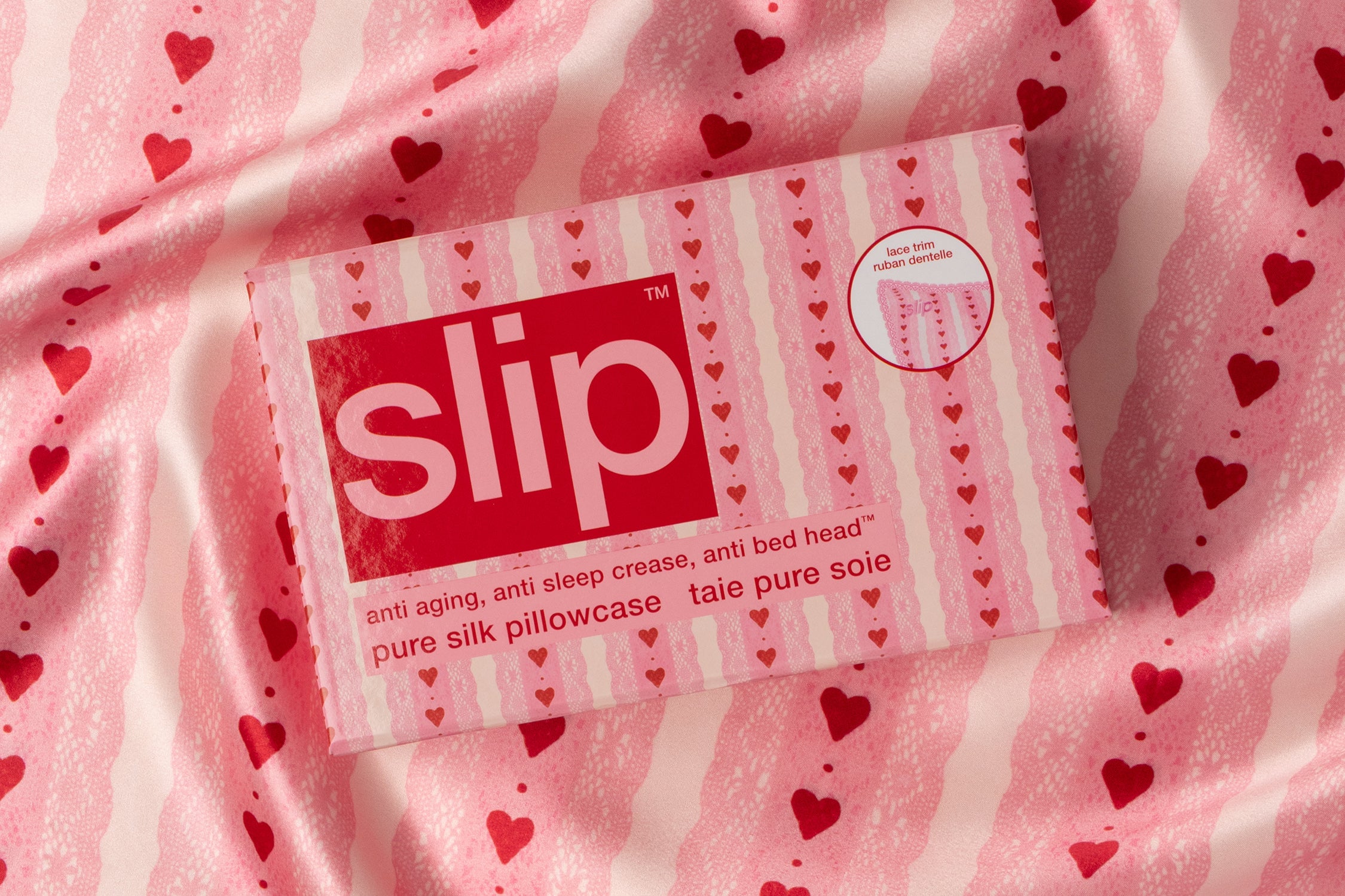 Slip Queen Taie oreiller soie Sweetie 51x76 zip