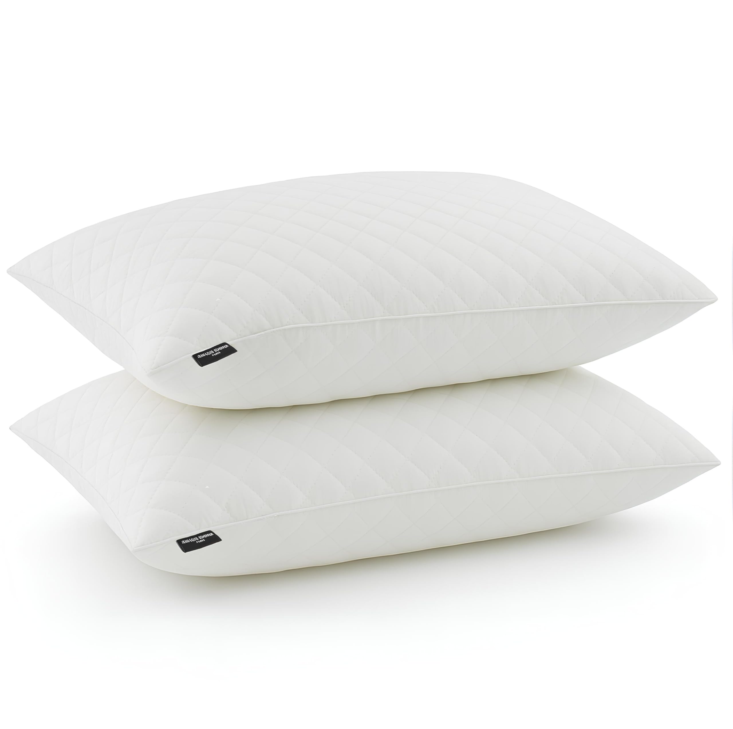 Promo Linge Oreillers mémoire forme 50x70 lot 2 cervicales