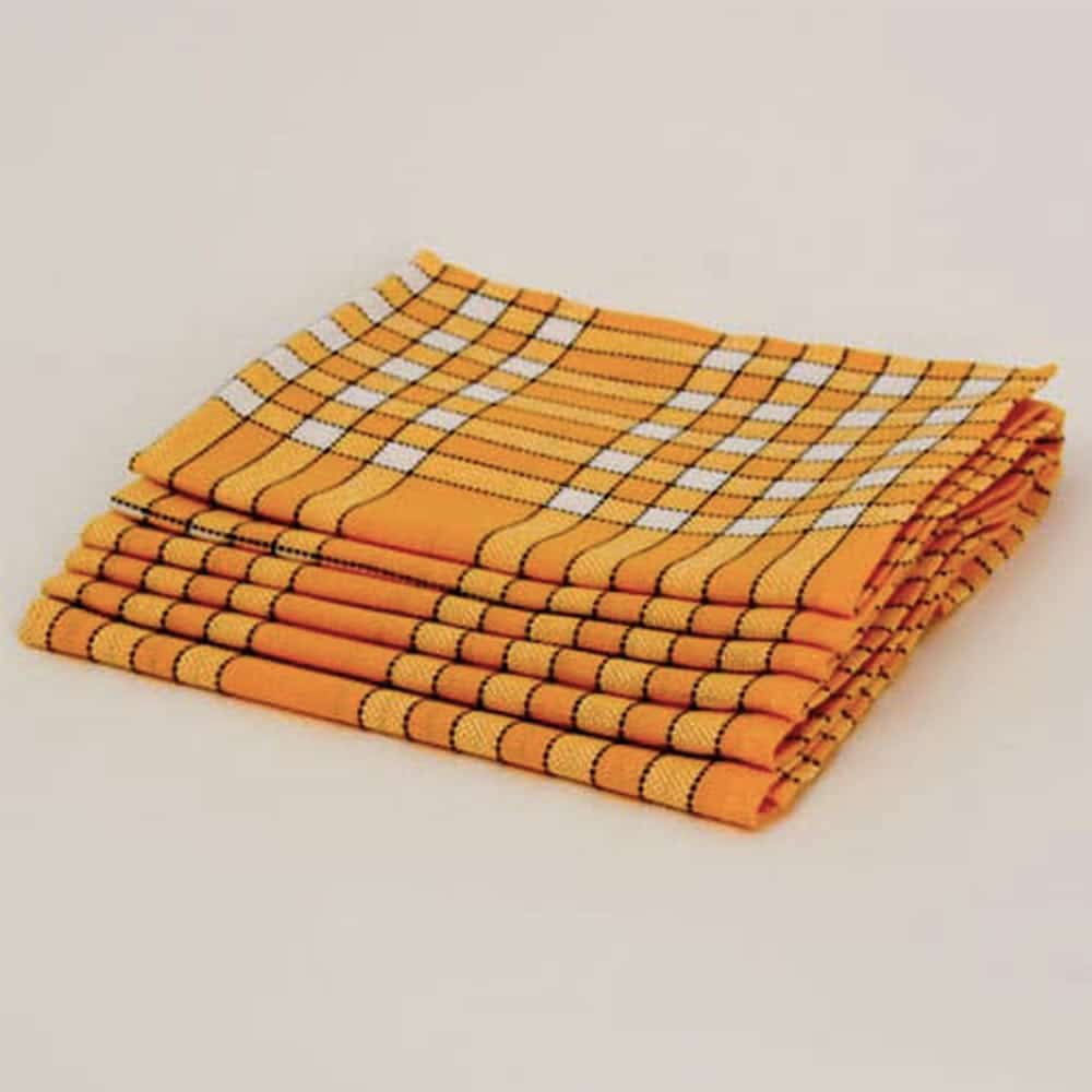 Lingorama Cuisine Serviette table coton jaune 50x50 unité
