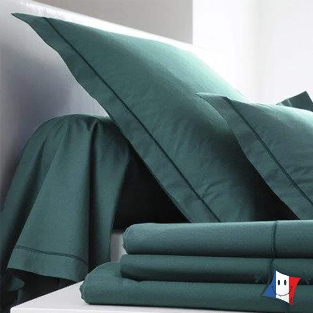 Lingorama Linge de lit Taie traversin 230 percale coton uni