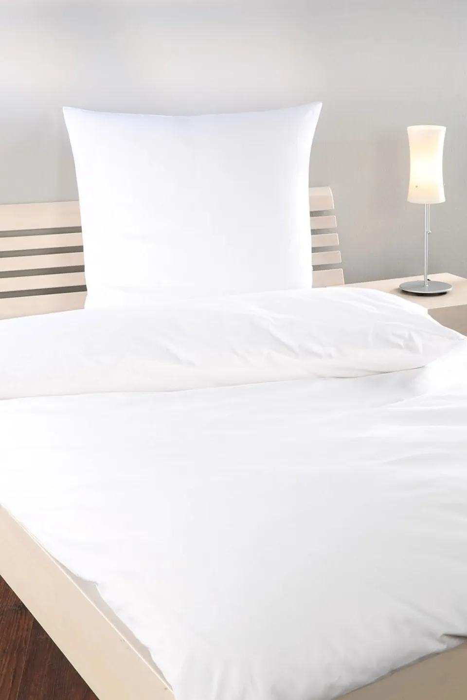 Texpot Bettwäsche parure coton blanche 135x200 cm