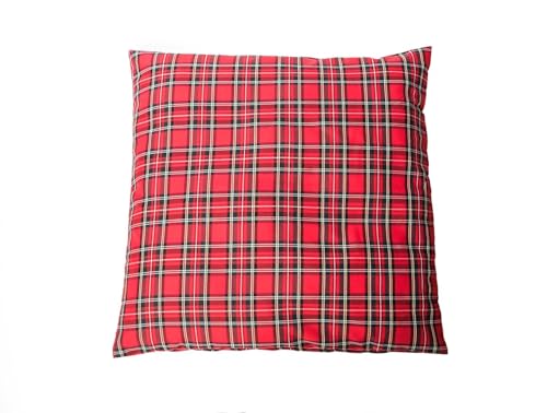 TEXPOT Kissenhüllen housse coussin 80x80 cm tartan écossais