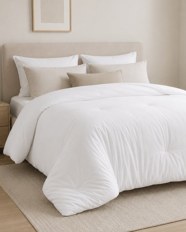 Utopia Bedding Microfiber Comforter couette blanche Queen