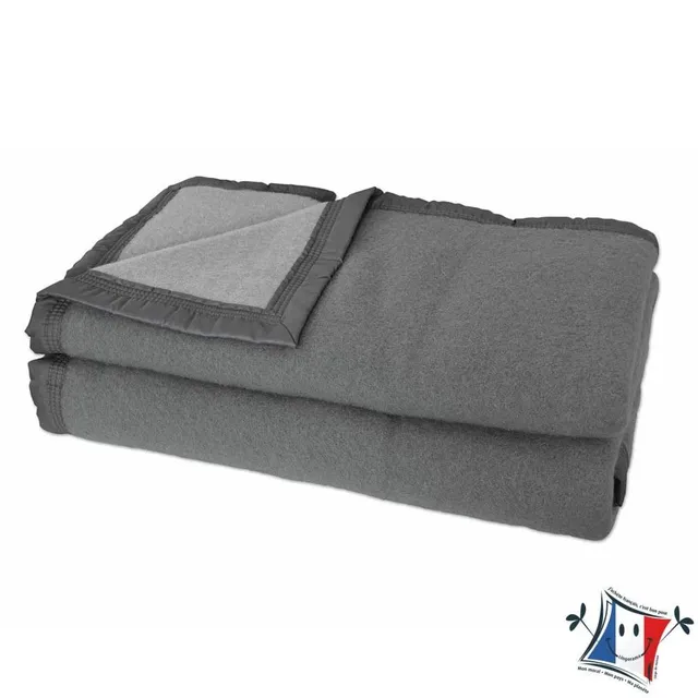 Toison d'or couverture pure laine 220x240 double face