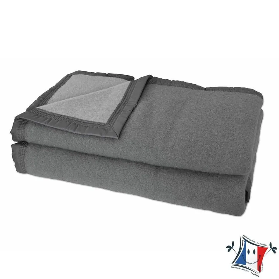 Toison d'or couverture pure laine 220x240 double face