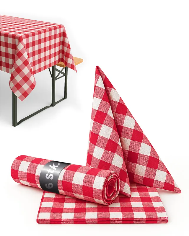 Texpot Servietten lot 6 serviettes table coton 30 x 30 cm