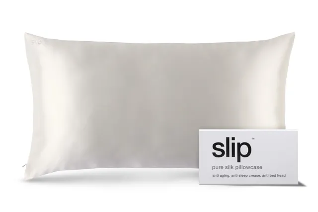 Slip King Zippered White taie d'oreiller 51x91 cm blanc zip