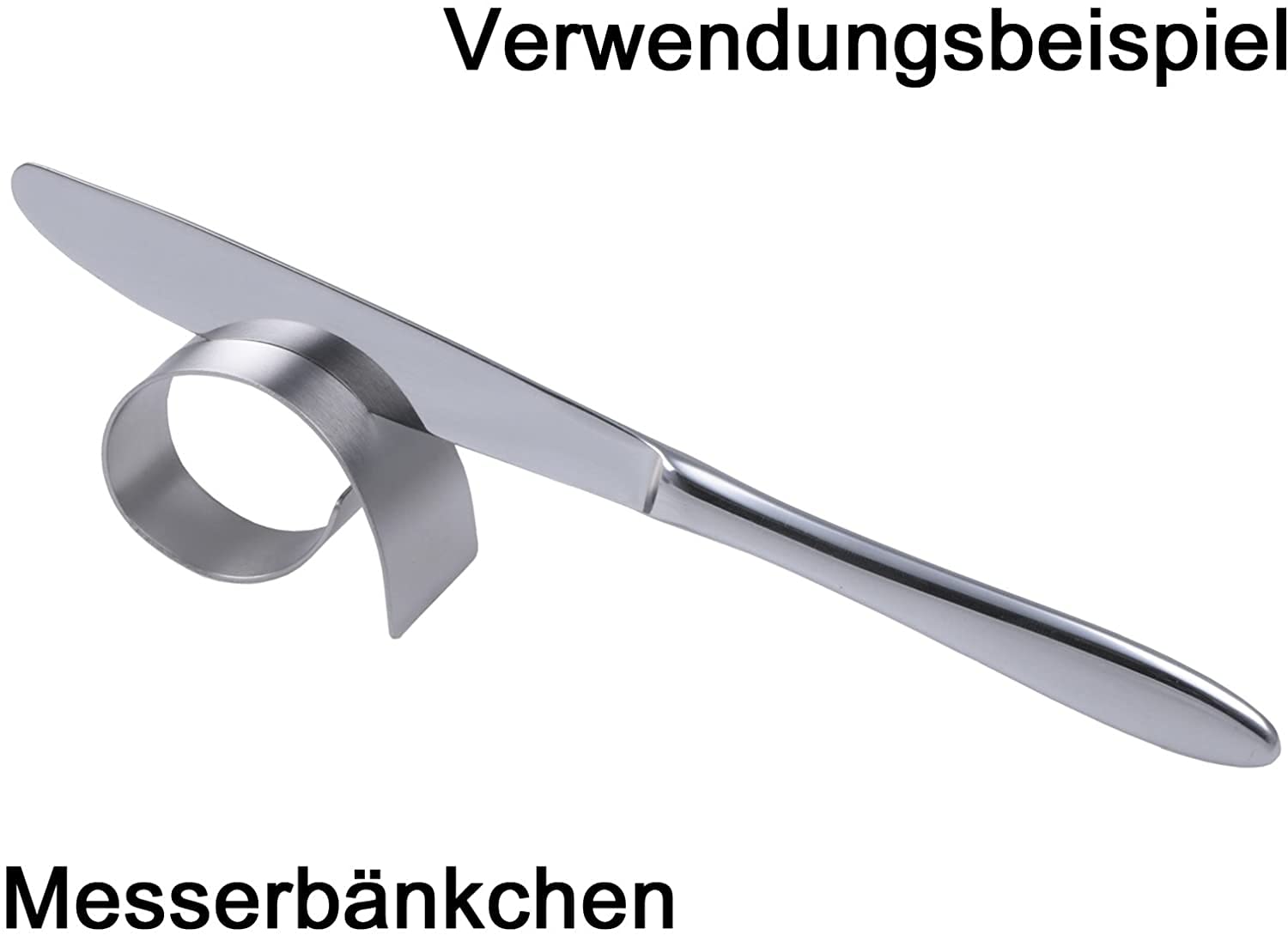 Texpot Serviettenringe ronds serviette inox fente lot 6