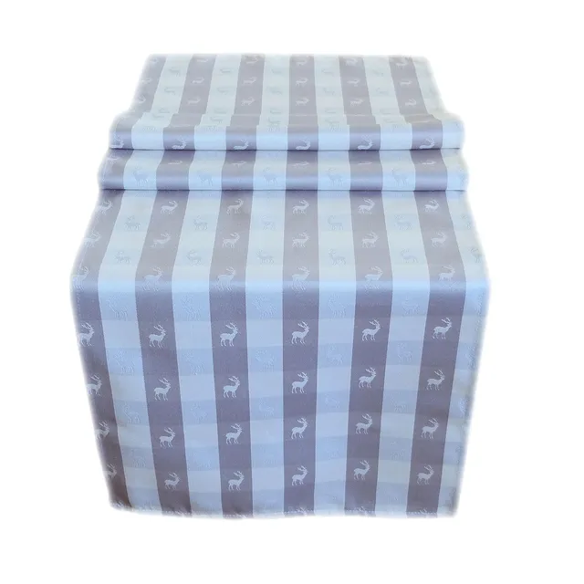 TEXPOT Tischdecken nappe 110x110 cerf rouge polyester