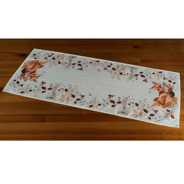 TEXPOT Tischläufer chemin de table 40x90 cm renard automne