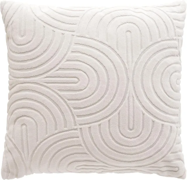Promo Linge Solly housse coussin + encart 40x40 cm