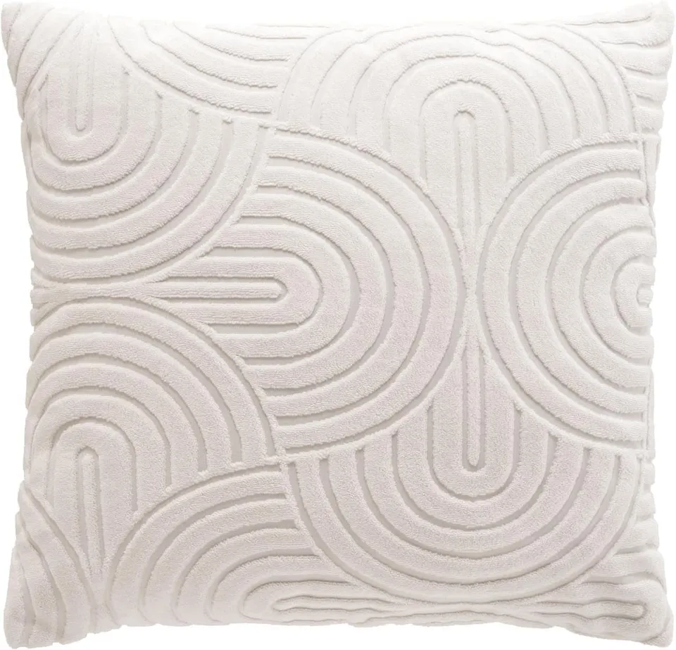 Promo Linge Solly housse coussin + encart 40x40 cm