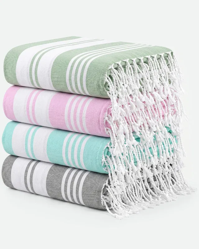 Utopia Bedding Towels serviette plage coton lot 4