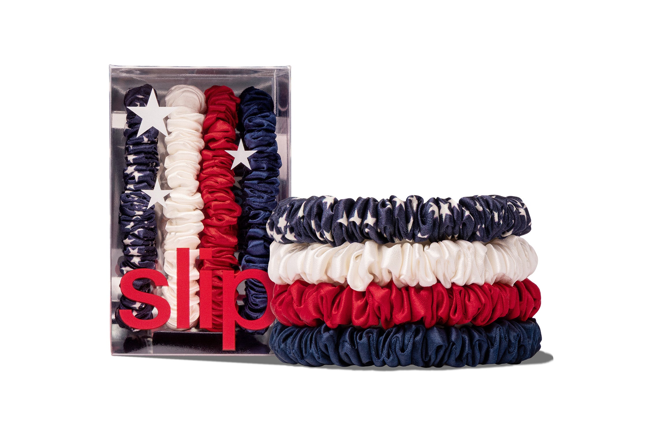 Slip Skinny Scrunchies chouchou soie USA 4 pièces
