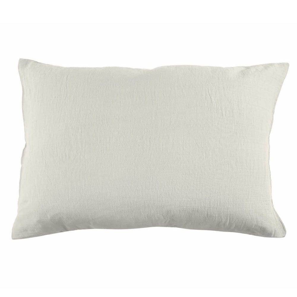 Lingorama Linge de lit Housse de couette gaze coton 260x240 blanc