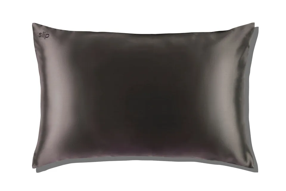 Slip Queen Envelope Pillowcase taie Charcoal 51x76 soie