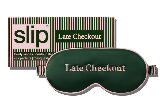 Slip Contour Sleep Mask masque Late Checkout soie