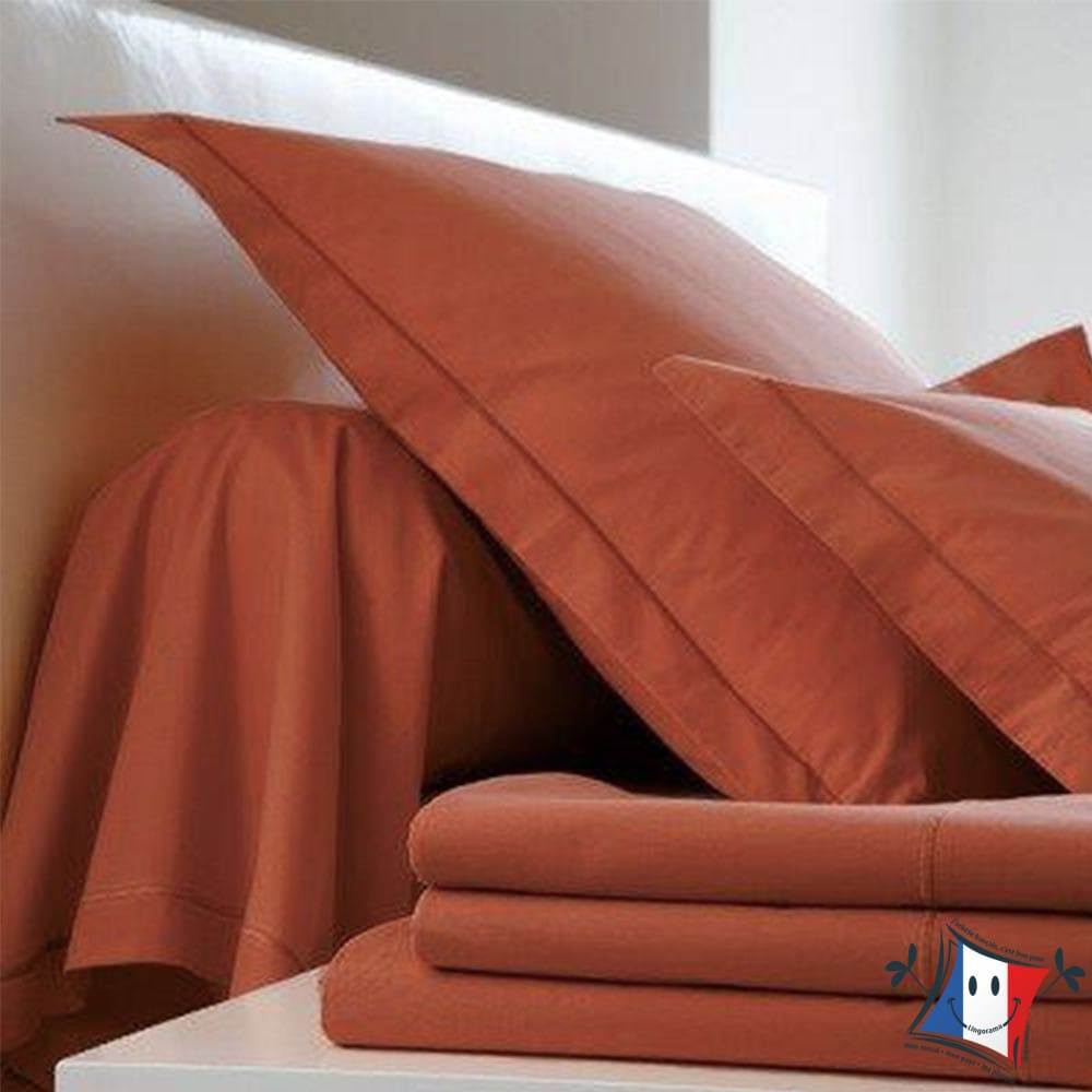 Lingorama Linge de lit Taie traversin 230 percale coton uni