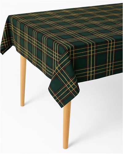 Texpot nappe 80x80 cm carreaux tartan vert polyester