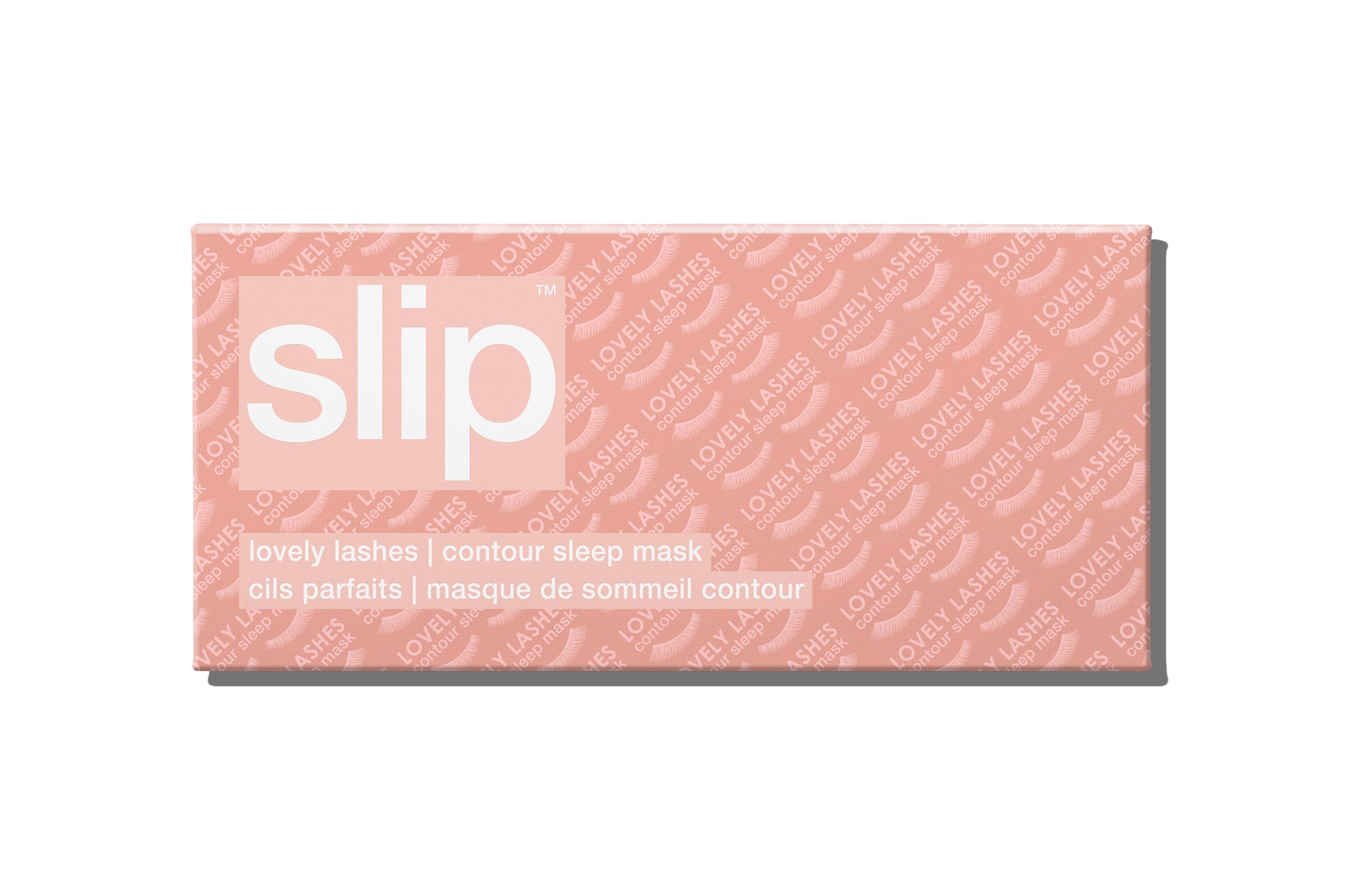 Slip Contour Sleep Mask masque de nuit soie rose