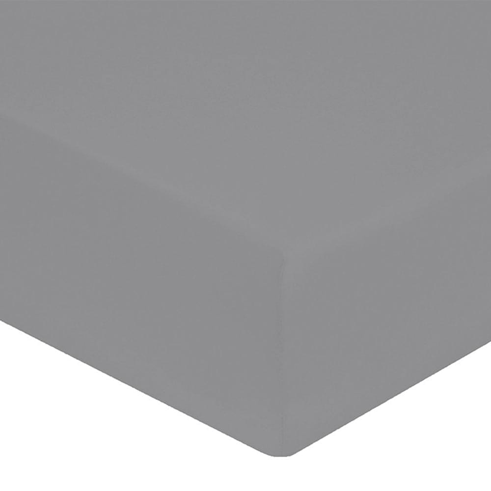 Lingorama Drap-housse 90x190 percale coton blanc