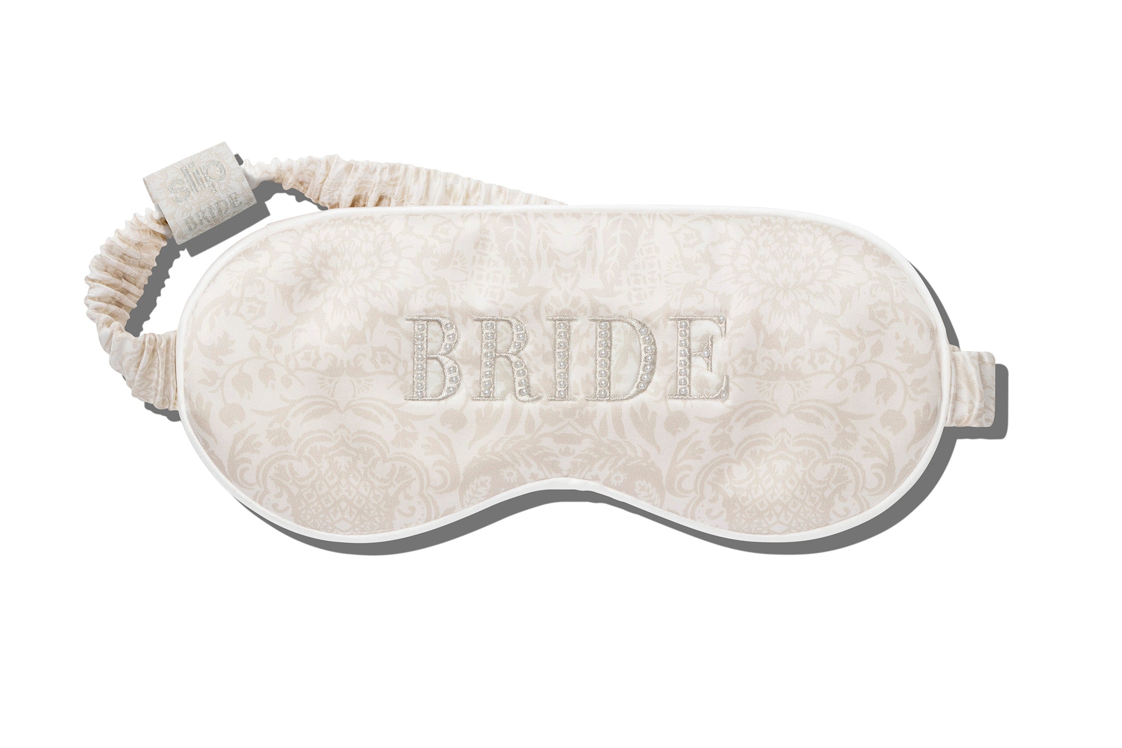 Slip Sleep Mask Masque de Nuit Bride Blanc Soie