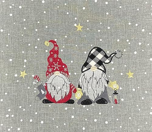 Texpot Kissenhüllen housse coussin 40x40 gris clair Noël