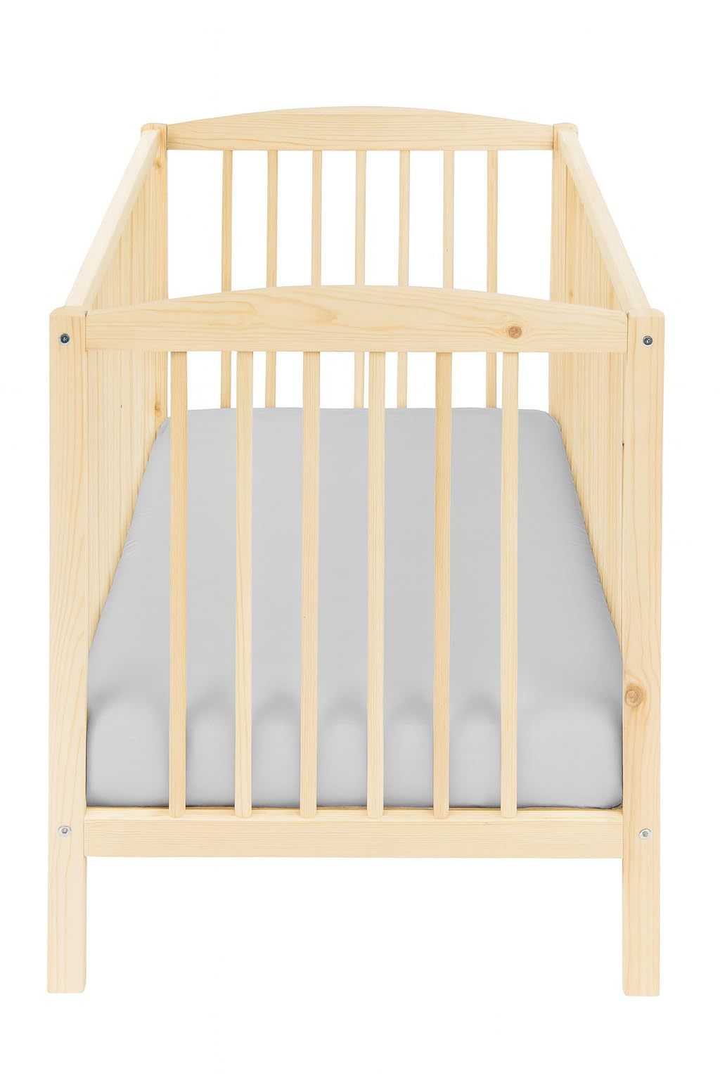TEXPOT Bettlaken drap-housse 60x120 cm gris bébé coton