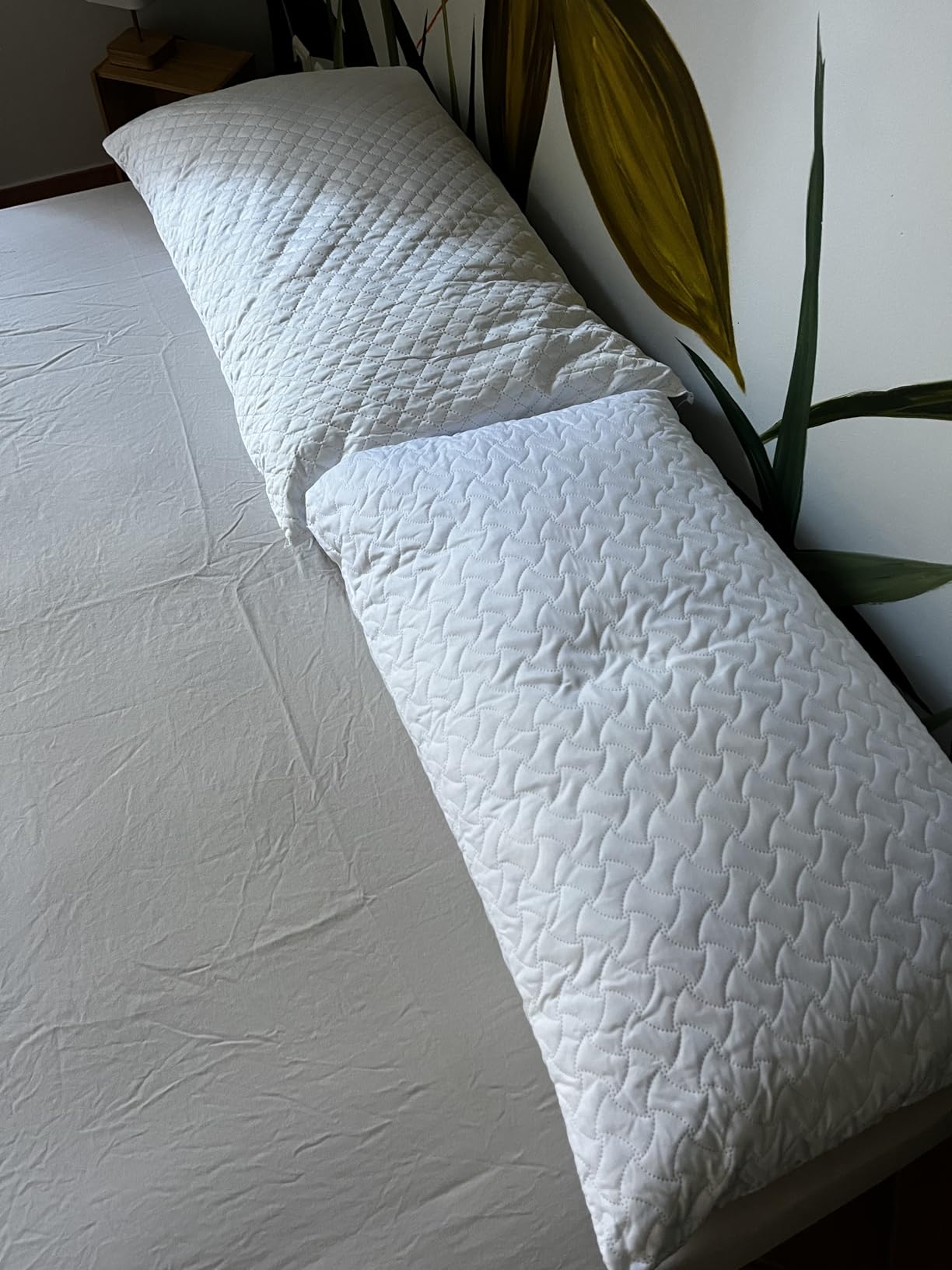 Promo Linge Oreillers mémoire forme 50x70 lot 2 cervicales