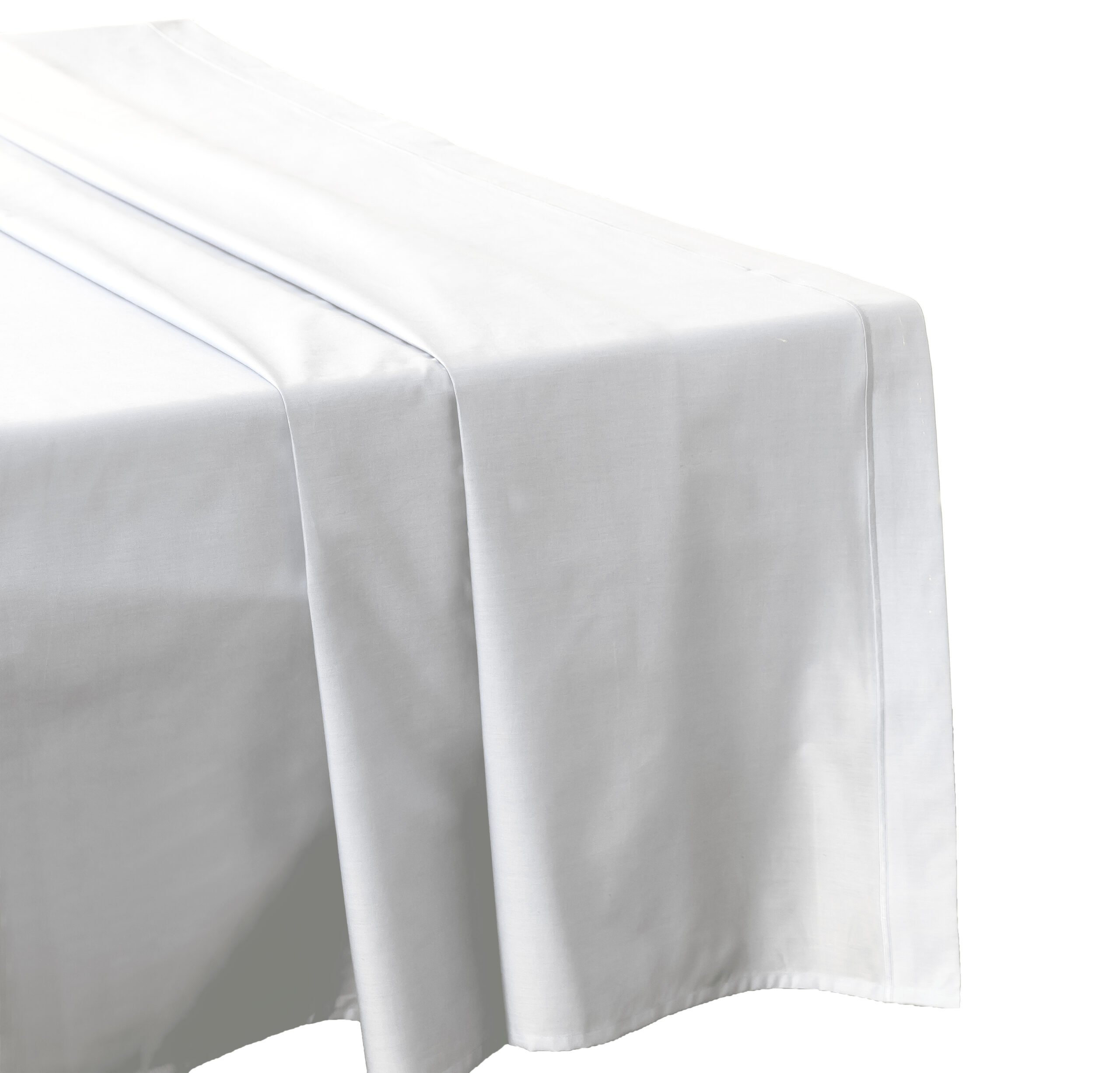 Lingorama drap plat 180x290 uni percale coton 80 fils