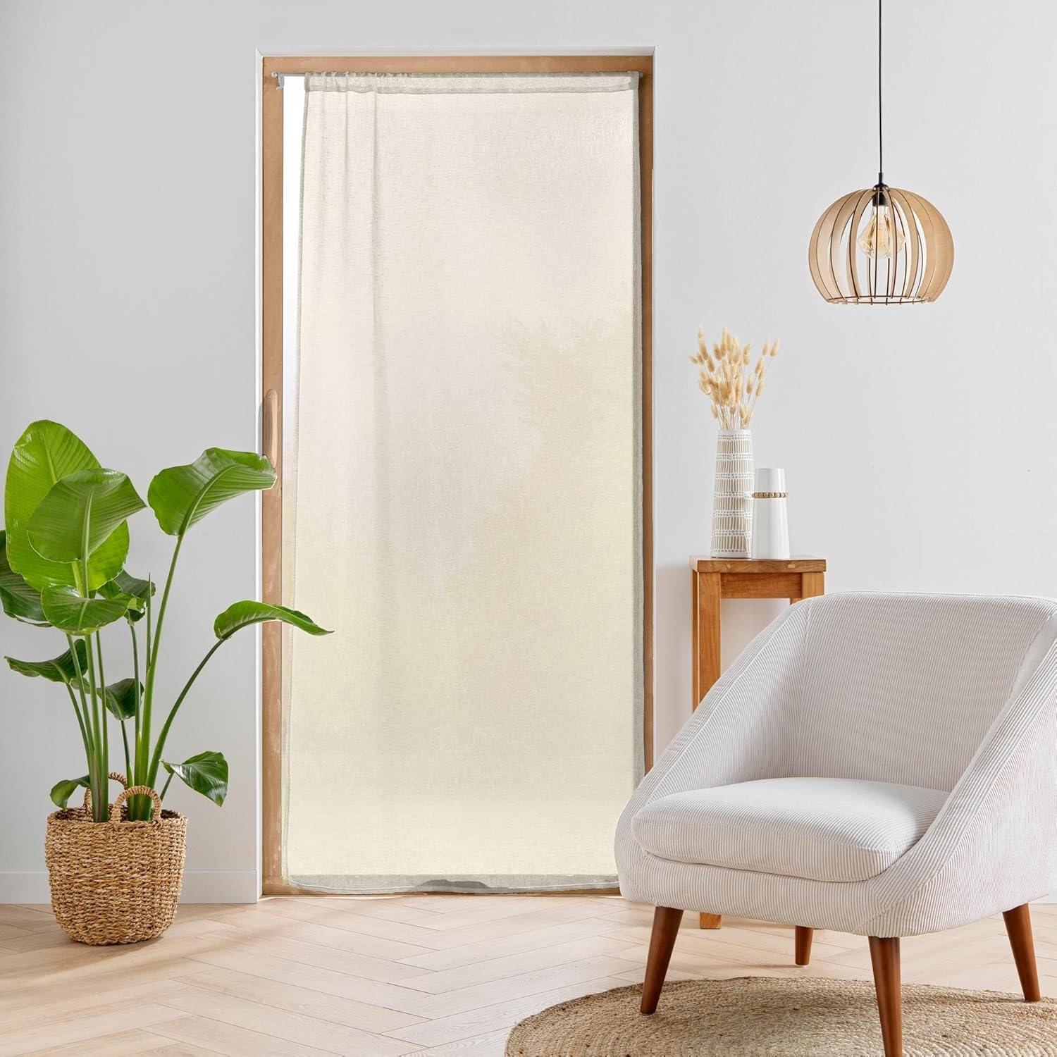 Promo Linge Carlin panneau passe-tringle 90x200 cm lin