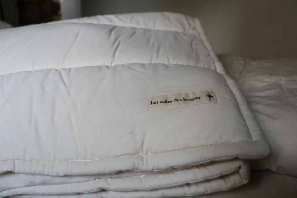 Les Toiles des Bergers Couettes couette laine naturelle coton