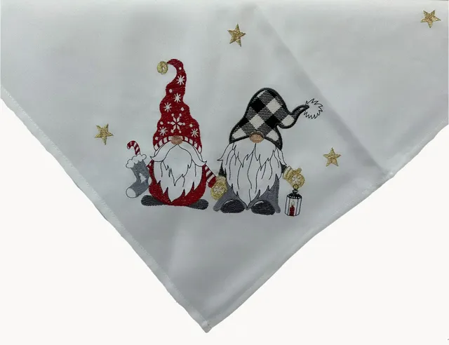 TEXPOT Tischläufer Chemin de table Noël 40x85 écru lutin