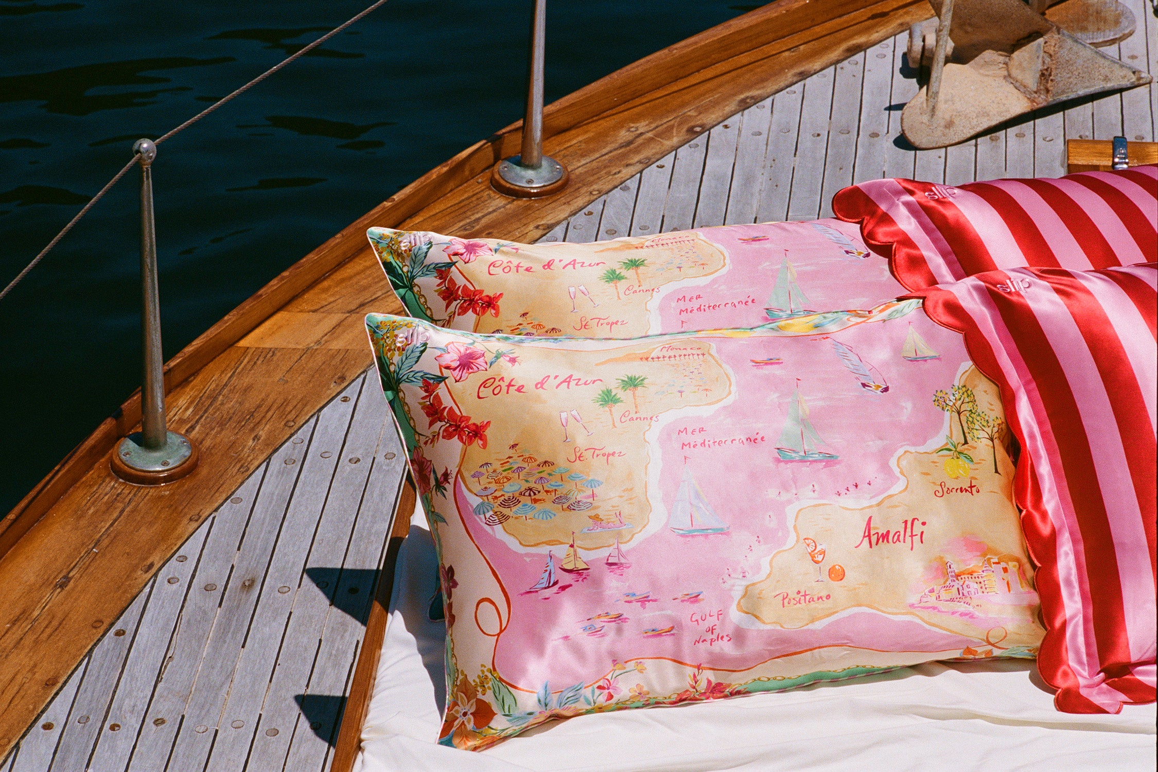 Slip Queen Zippered Pillowcase taie d'oreiller Beach Club 51x76