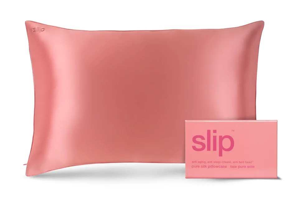 Slip Queen taie d'oreiller soie blush 51x76 cm