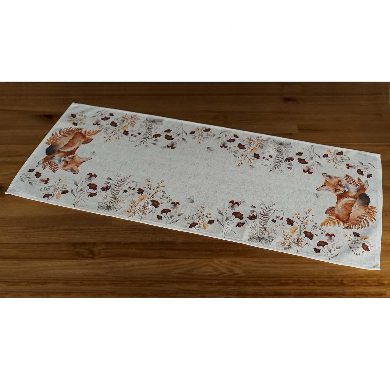 TEXPOT Tischläufer chemin de table 40x90 cm renard automne