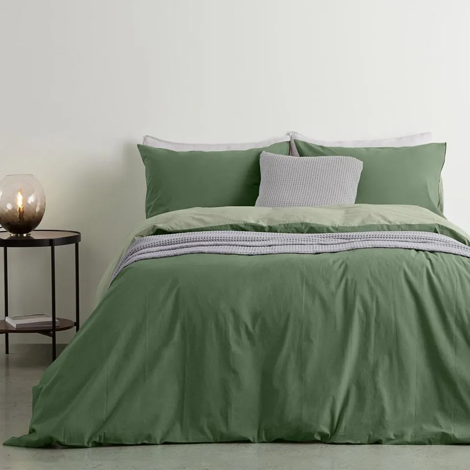 Lingorama Linge de lit parure housse couette percale 260x240