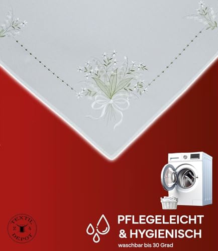TEXPOT Tischläufer chemin de table 40 x 140 cm muguet