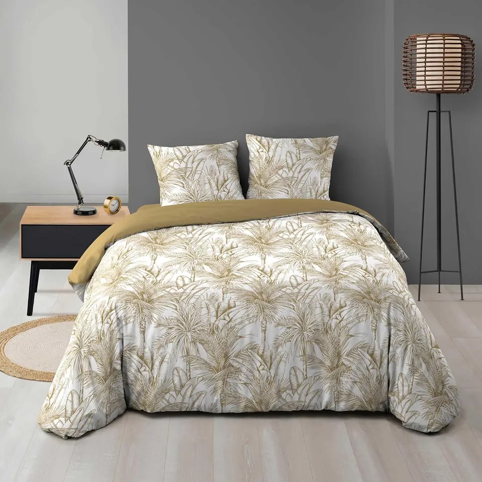 Promo Linge Dune Parure de Lit 220x240 cm Microfibre