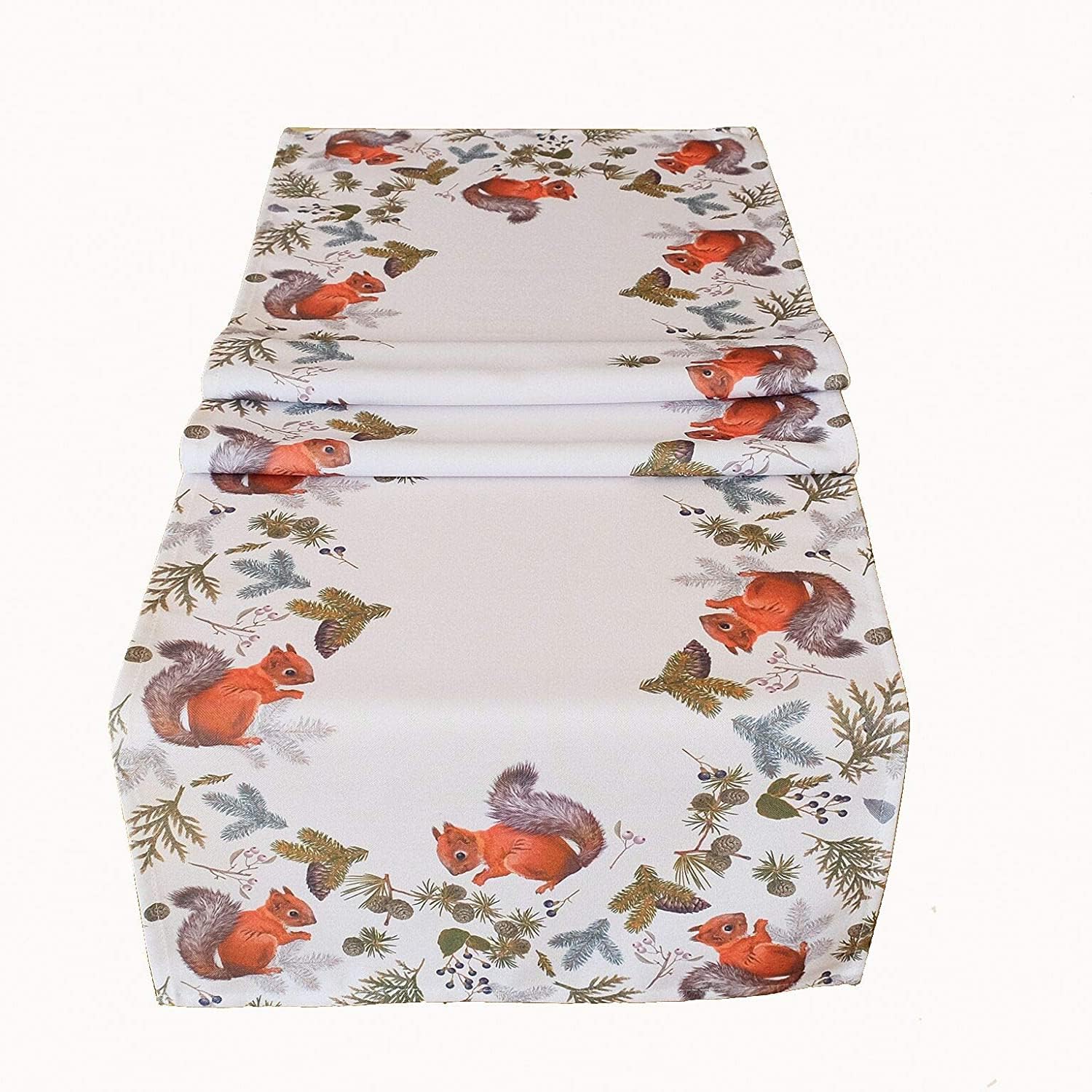 TEXPOT Tischläufer chemin de table 40x140 cm écureuil