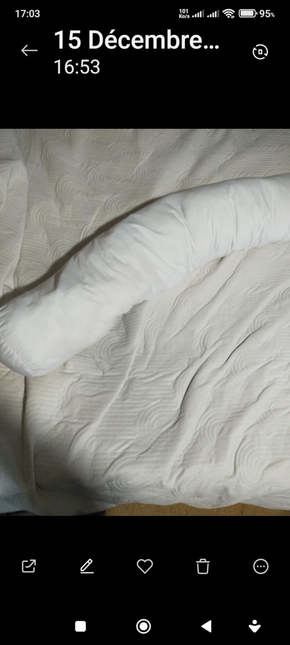 Promo Linge Traversins Confort 140 cm traversin blanc polyester