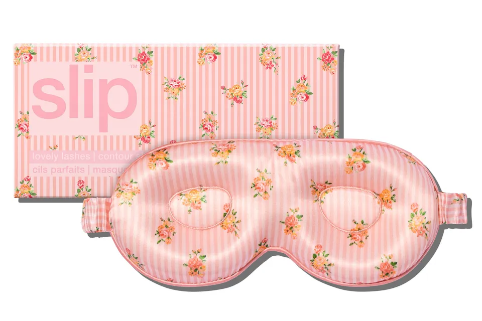 Slip Contour Sleep Mask masque de nuit soie petal rose