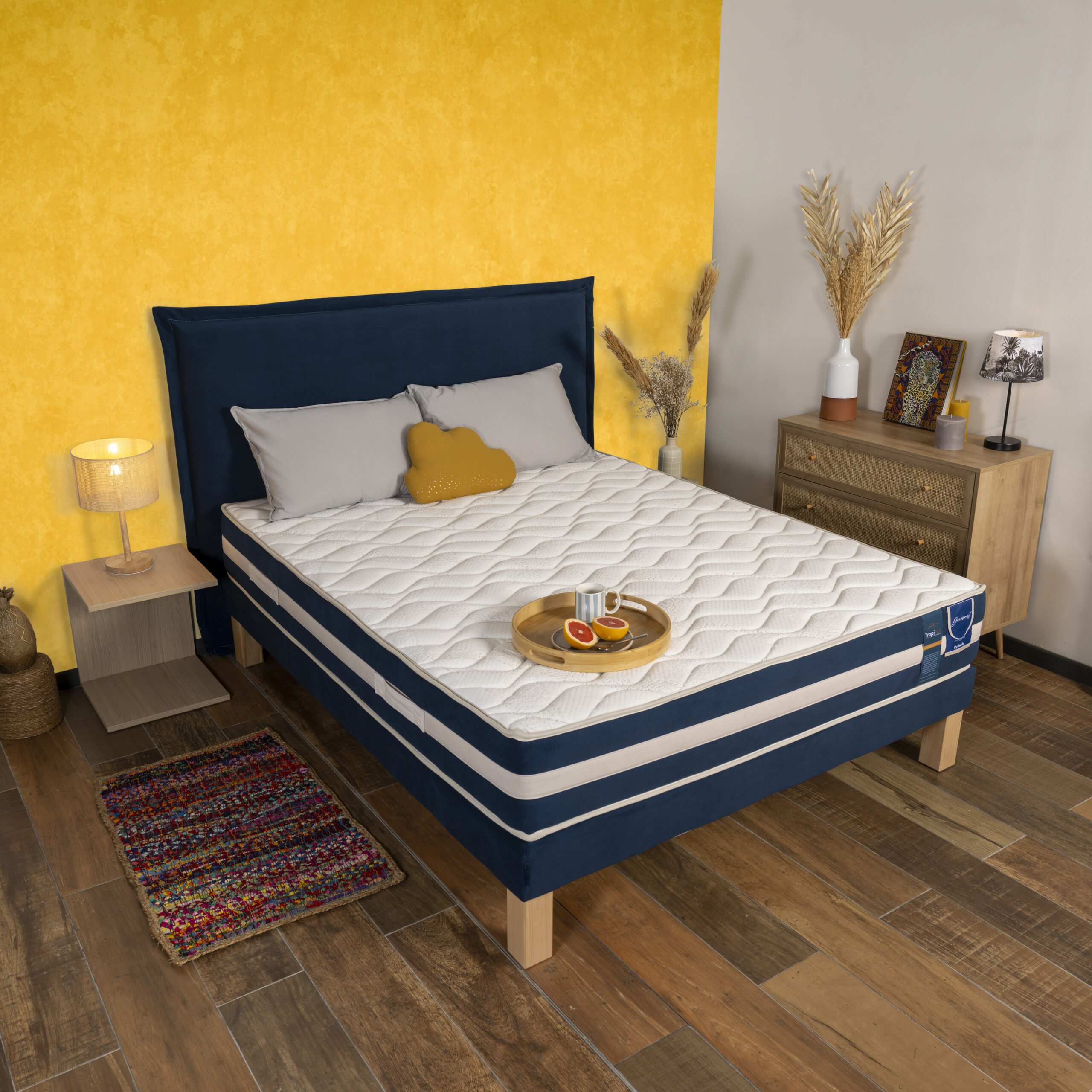Abadie Signature Diamant Matelas Hybride Moelleux 27 cm