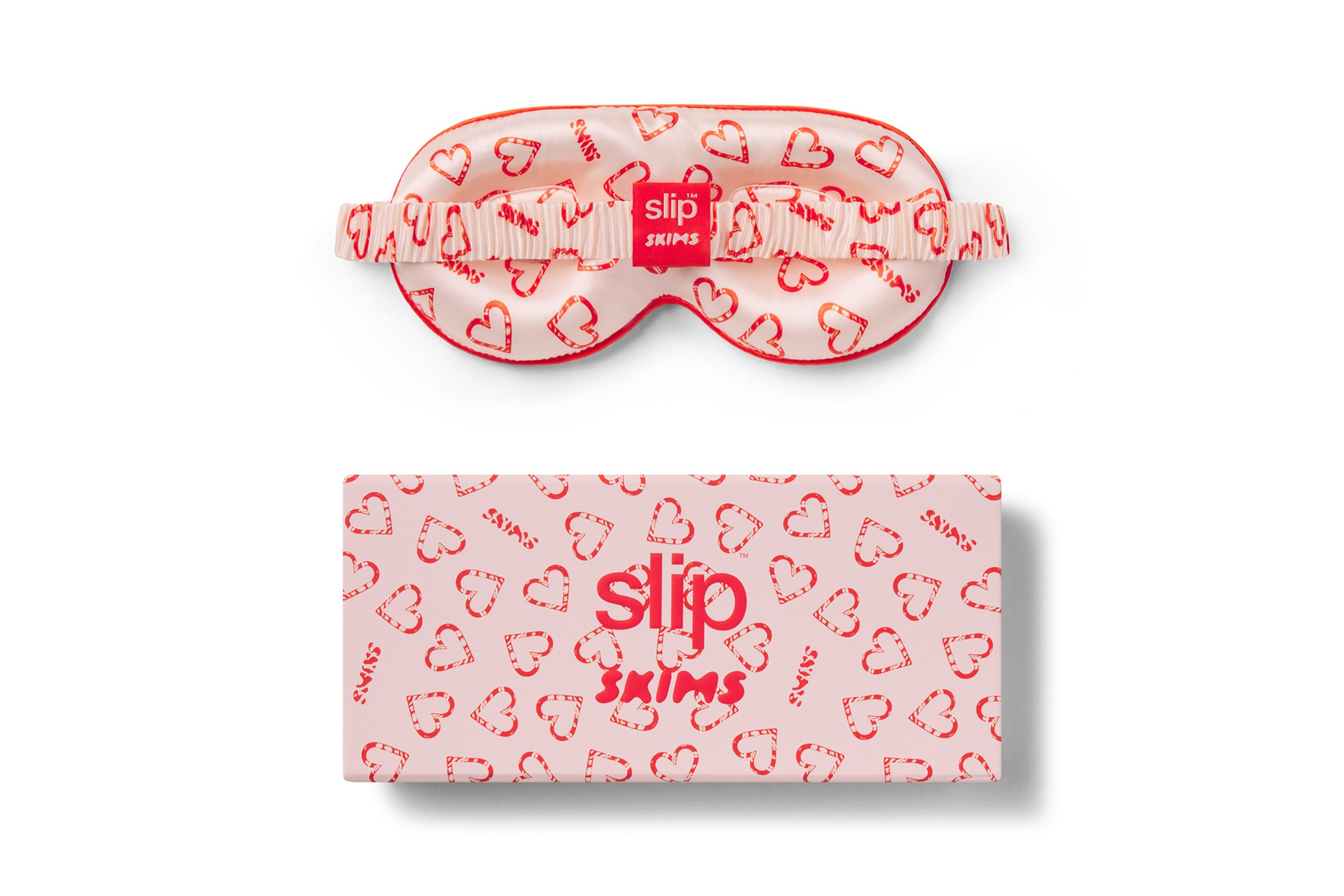Slip x Skims Contour Sleep Mask masque Candy Heart