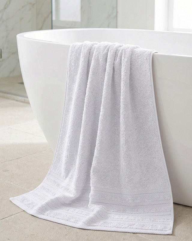 Utopia Bedding Towels serviette bain coton 30x60 blanche lot 4