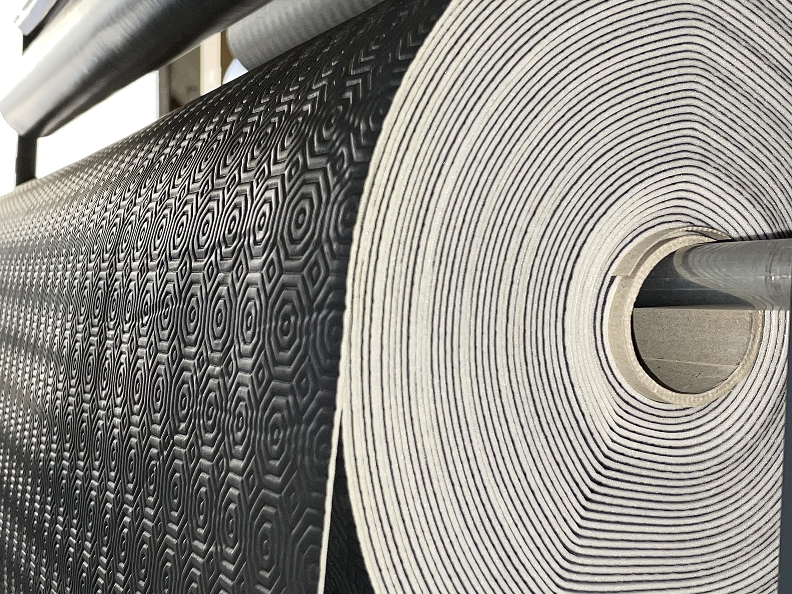 Promo Linge Sous-nappe Bulgomme Anthracite 140x100
