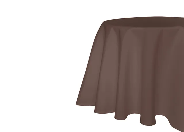 Texpot Gartentischdecken nappe ronde lin marron Ø 140 cm